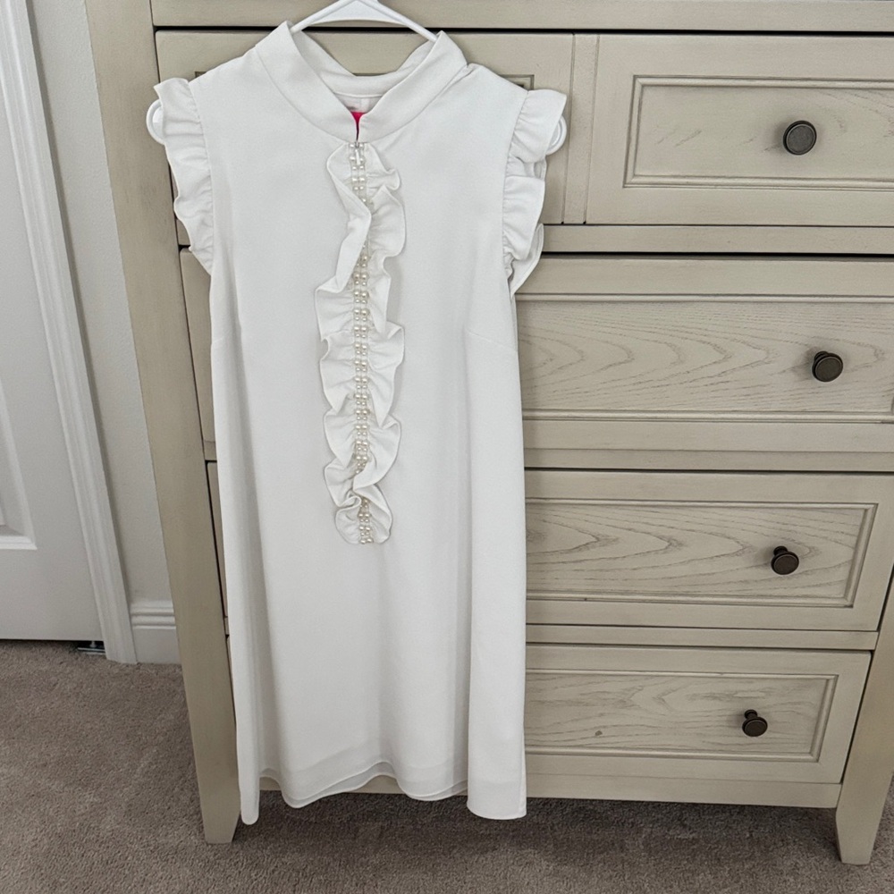 Lilly Pulitzer white adalee shift dress